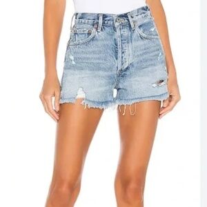 Agolde Jaden Distressed Style Shorts